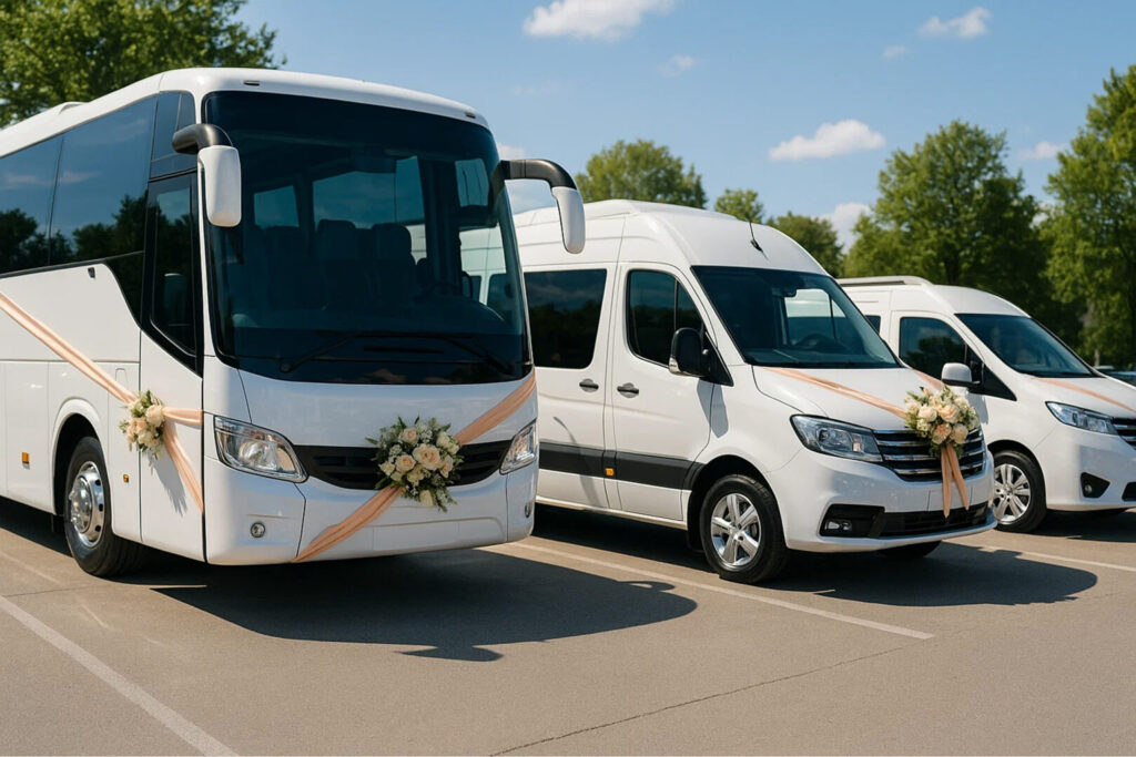 автопарк транспорта на свадьбу